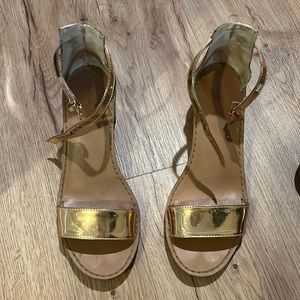 Zara low heel sandals